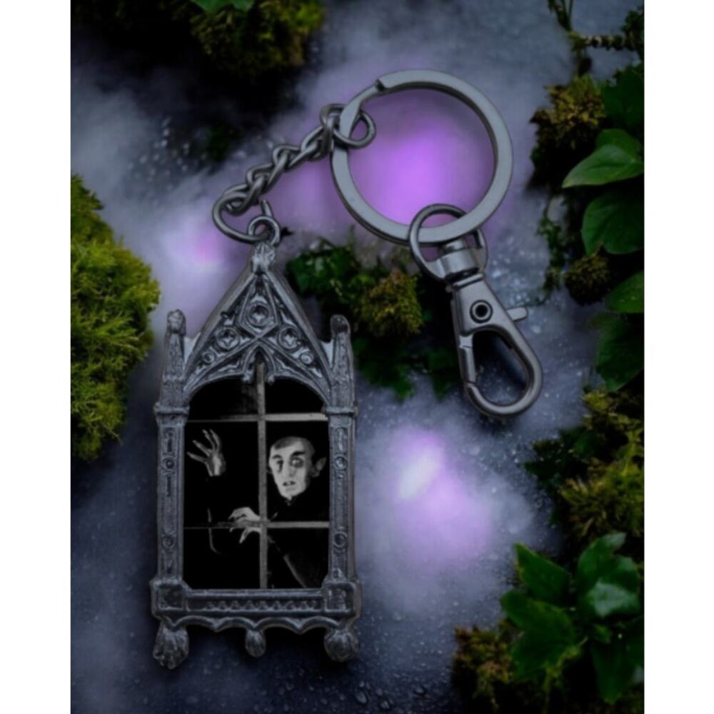 Nosferatu Keychain Classic Black and White Horror Movie Vampire Accessory